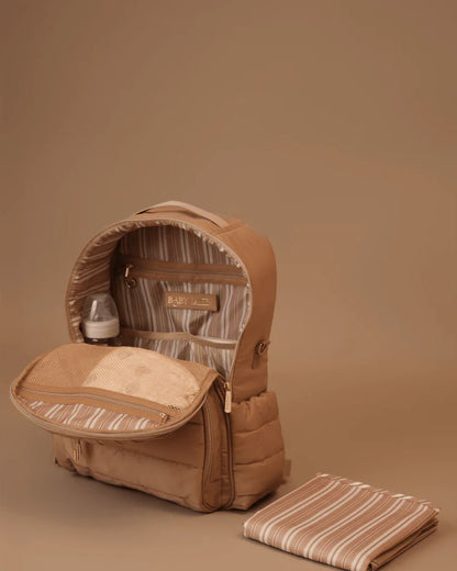 Baby Jalebi The Coast Diaper Bag-Backpack-Mocha-with Stroller Straps