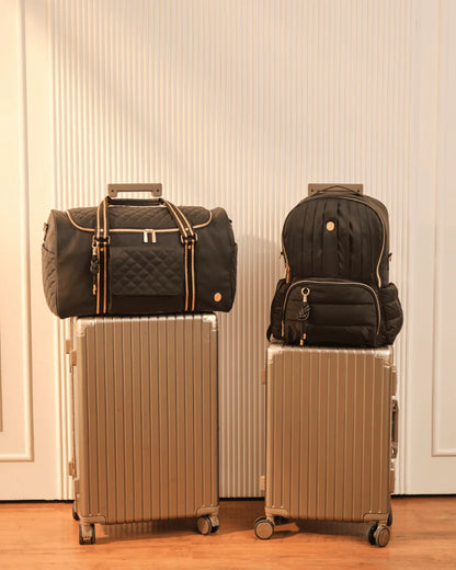 Baby Jalebi The Coast Diaper Bag-Backpack-Black-with Stroller Straps