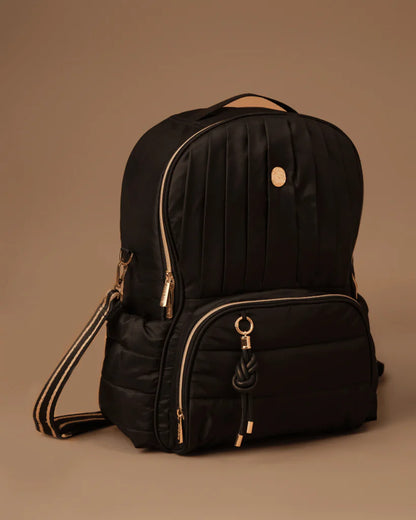 Baby Jalebi The Coast Diaper Bag-Backpack-Black-with Stroller Straps