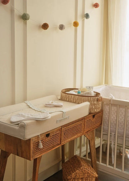 Baby Jalebi The Dune Diaper Caddy-Ecru