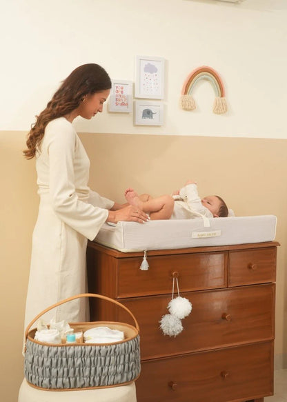 Baby Jalebi The Dune Diaper Caddy-Grey