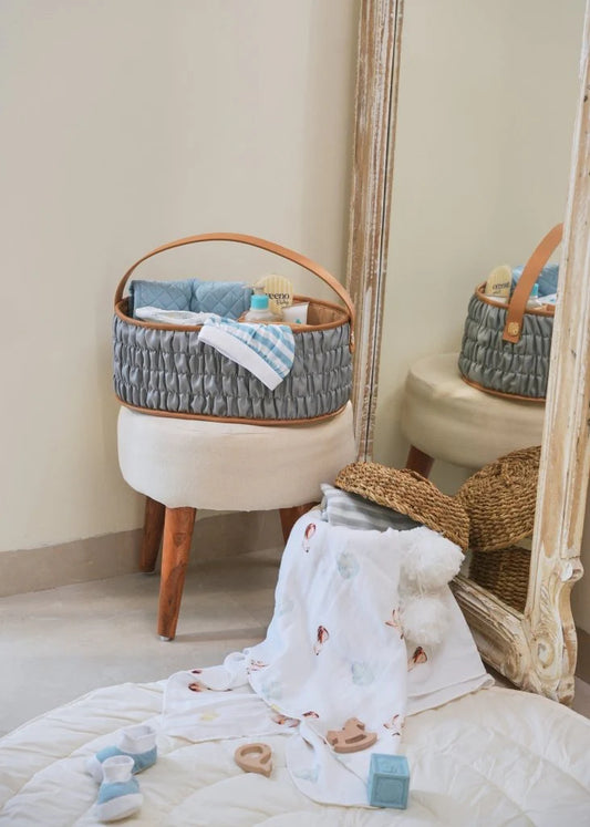 Baby Jalebi The Dune Diaper Caddy-Grey