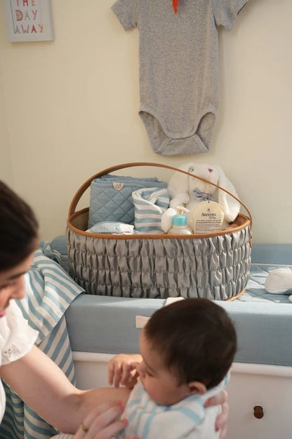 Baby Jalebi The Dune Diaper Caddy-Grey