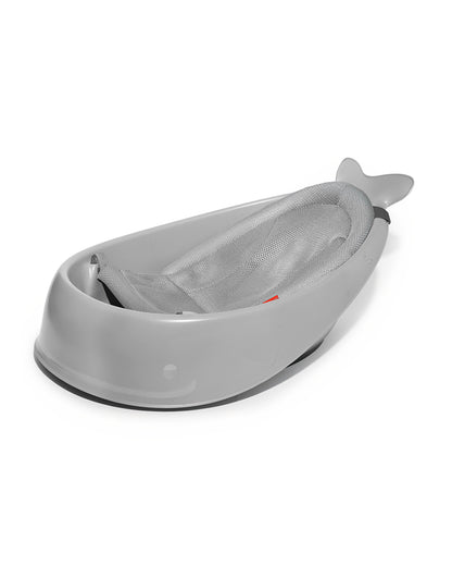 Skip Hop Moby Smart Sling-Mesh-For Baby Bath Tub-3-Stage Tub-0 to 36M-Grey