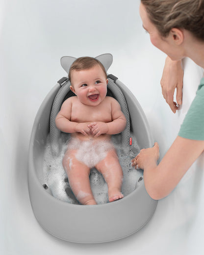 Skip Hop Moby Smart Sling-Mesh-For Baby Bath Tub-3-Stage Tub-0 to 36M-Grey