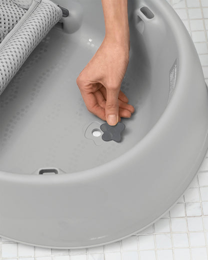 Skip Hop Moby Smart Sling-Mesh-For Baby Bath Tub-3-Stage Tub-0 to 36M-Grey