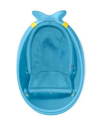Skip Hop Moby Smart Sling-Mesh-For Baby Bath Tub-3-Stage Tub-0 to 36M-Blue