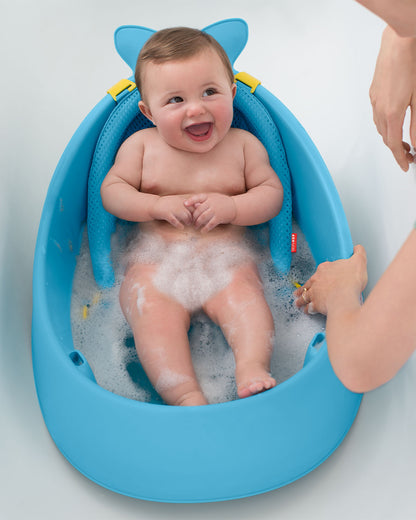 Skip Hop Moby Smart Sling-Mesh-For Baby Bath Tub-3-Stage Tub-0 to 36M-Blue