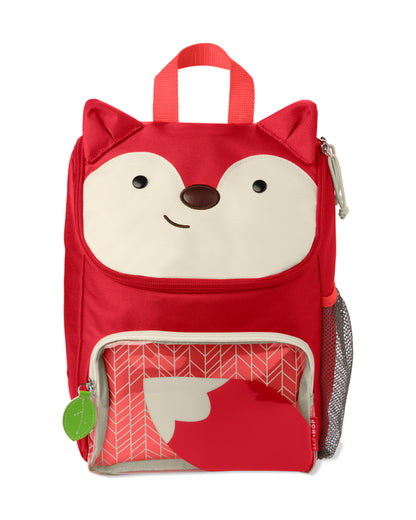 Skip Hop Zoo Little Kid Bagpack-Fox-With Mesh Bottle Pocket & Adjustable Padded Straps