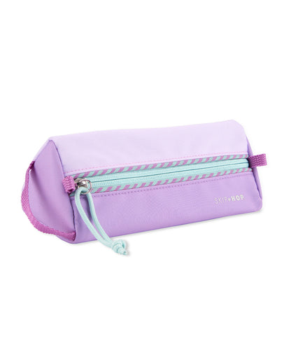 Skip Hop Wander Pencil Pouch - Compact & Lightweight - Durable Fabric - Easy Zip Closure - Lavender