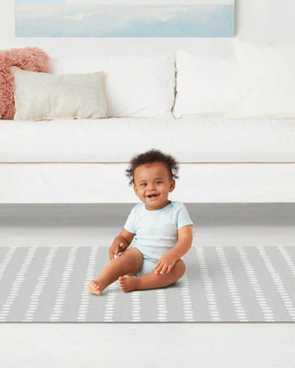 Skip Hop Doubleplay Reversible Playmat-Vibrant Village-Waterproof Foam-Playful Artwork-Easy to Clean-0M+