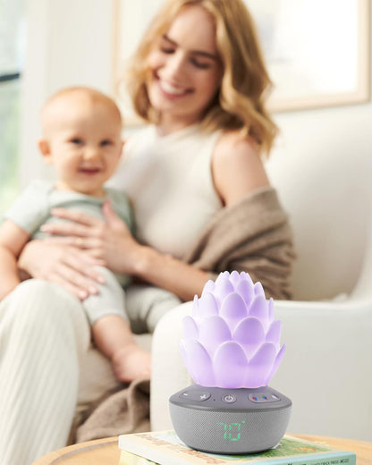 Skip Hop Terra Cry-Activated Soother Sleep Trainer & Nightlight-For a Calm Sleep-Succulent