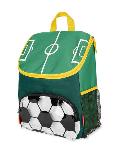 Skip Hop Spark Style Little Kid Backpack-Soccer Football-With Mesh Bottle Pocket & Adjustable Padded Shoulder Straps
