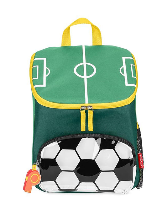 Skip Hop Spark Style Little Kid Backpack-Soccer Football-With Mesh Bottle Pocket & Adjustable Padded Shoulder Straps