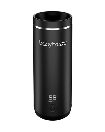 Baby Brezza SuperFast Portable Bottle Warmer - Warms Breastmilk & Formula - Up to 270ml - 67% Faster - Black