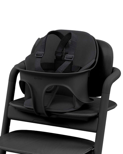 Cybex Lemo Comfort Inlay-Includes Baby Set Seat, Surface & Backrest Cushion-Adds Comfort To The Lemo Chair-2 Years Warranty-Stunning Black