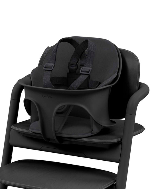 Cybex Lemo Comfort Inlay-Includes Baby Set Seat, Surface & Backrest Cushion-Adds Comfort To The Lemo Chair-2 Years Warranty-Stunning Black