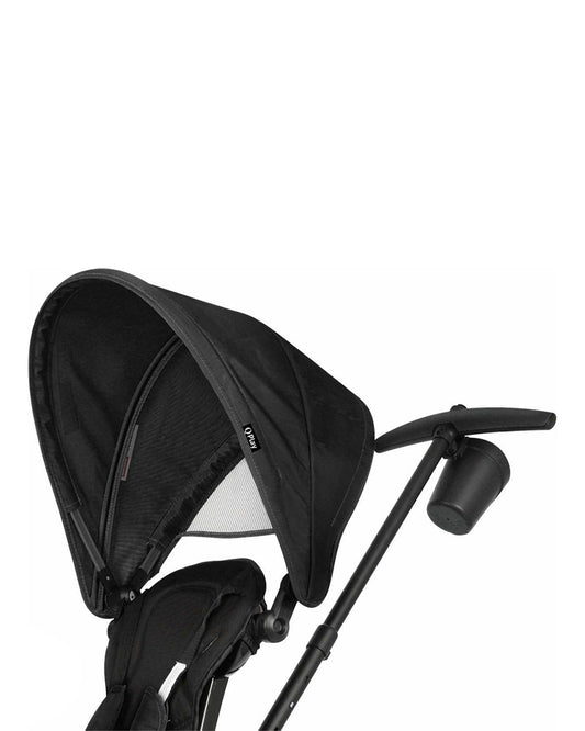 Qplay Elite Platinum 6 in 1 Trike-Height Adjustable Parent Handle Bar-360 Degrees Rotating Seat-5 Point Harness-For 10M to 6Y (Upto 25 Kg)-Black