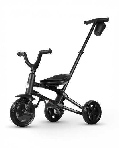 Qplay Nova Niello 6 in 1 Trike-Easy Compact Fold-Height Adjustable Parent Handle Bar-360 Degrees Rotating Seat-Adjustable Backrest-5 Point Harness-Includes Cup Holder-For 10 to 6Y (Upto 25 Kg)-Red