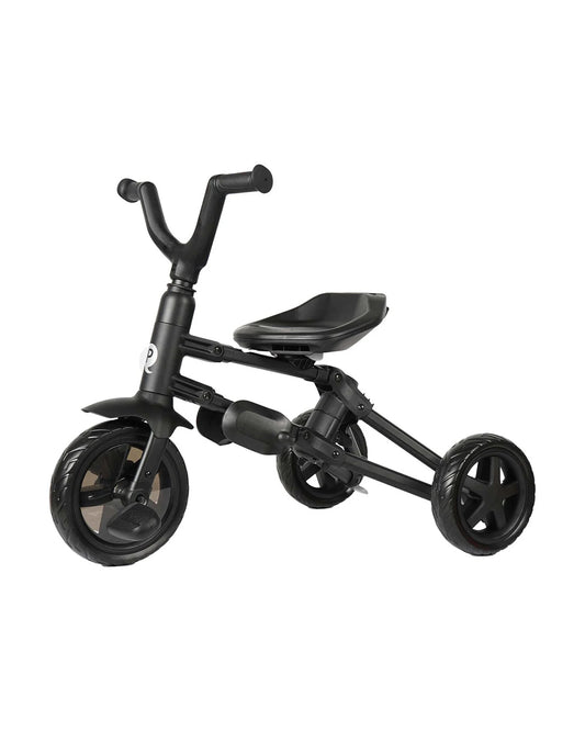 Qplay Nova Niello 6 in 1 Trike-Easy Compact Fold-Height Adjustable Parent Handle Bar-360 Degrees Rotating Seat-Adjustable Backrest-5 Point Harness-Includes Cup Holder-For 10 to 6Y (Upto 25 Kg)-Khaki