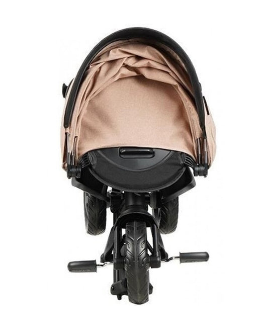 Qplay Nova Niello 6 in 1 Trike-Easy Compact Fold-Height Adjustable Parent Handle Bar-360 Degrees Rotating Seat-Adjustable Backrest-5 Point Harness-Includes Cup Holder-For 10 to 6Y (Upto 25 Kg)-Khaki