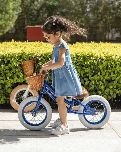 Todds Balance Bike-ISO 8124 Certified-12 Inches-Adjustable Handlebar & Seat Height-Hand Stitched Custom Grip-Non Toxic Lead Free Paint-18M+-Popsicle Pink