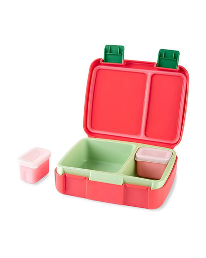 Skip Hop Spark Style Bento Lunch Box - With Microwave Safe Tray - Strawberry Design - For Feeding Infants