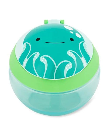 Skip Hop Zoo Snack Cup - Easy Grip Handles - Octopus Design - 222ml - For Feeding Infants