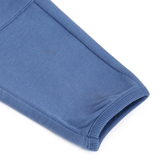 Chicco Blue Winter Wear Trouser-Solid-Cotton-For Infants