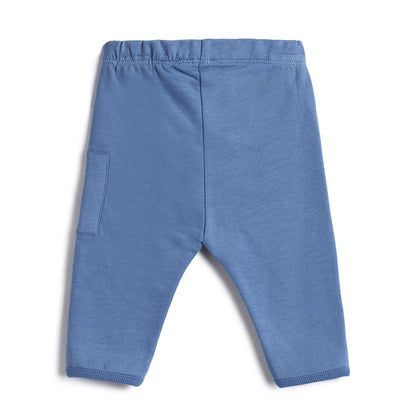Chicco Blue Winter Wear Trouser-Solid-Cotton-For Infants