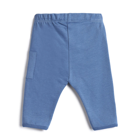 Chicco Blue Winter Wear Trouser-Solid-Cotton-For Infants