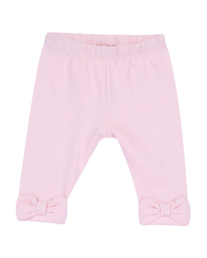 Chicco Peach & Natural Top & Pajama Set-Polka Dots-Polyester-For Infants
