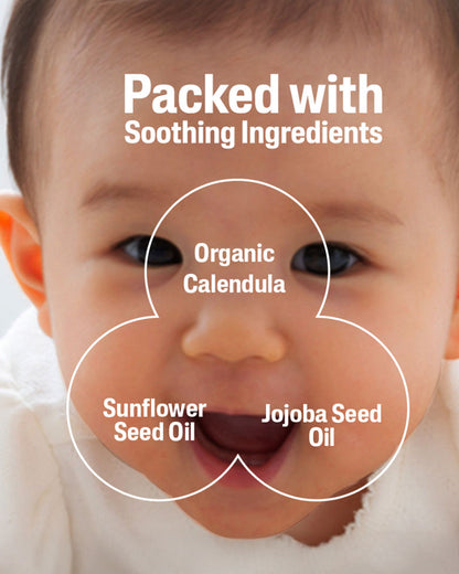 Cetaphil Baby Massage Oil With Organic Calendula-Moisturising, Hypoallergenic, Paraben Free & Non-Greasy with No Mineral Oil