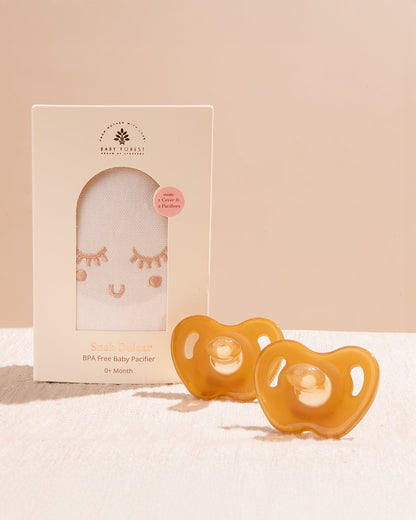 Baby Forest Sneh Dulaar Silicone Orthodontic Pacifier - Pack of 2 - 0M+