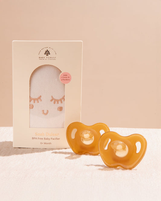 Baby Forest Sneh Dulaar Silicone Orthodontic Pacifier - Pack of 2 - 0M+