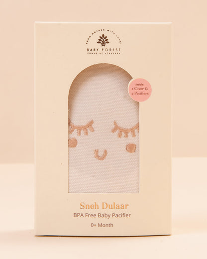 Baby Forest Sneh Dulaar Silicone Orthodontic Pacifier - Pack of 2 - 0M+