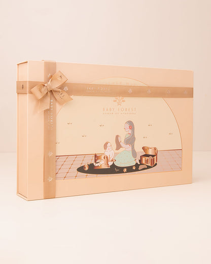 Baby Forest Komal Aavran Baby-Newborn Essentials Gift Set For Baby Shower-Pack of 6-Yellow Mellow