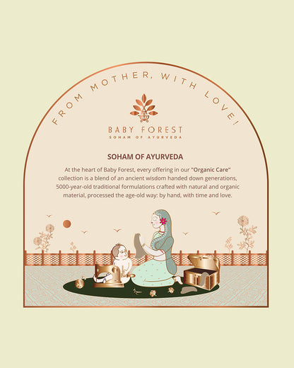 Baby Forest Komal Aavran Baby-Newborn Essentials Gift Set For Baby Shower-Pack of 6-Ice Blue