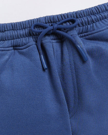 Cot & Candy Baby Navy Blue Winter Wear Jogger-Solid-GOTS Certified Organic Fleece-For Infants