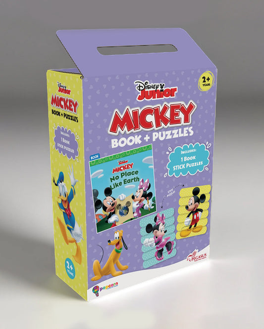 Popcorn Disney Junior No Place Like Earth-Learning Kit-Includes Book & Puzzle Set-Learning & Educational Toys-24M+