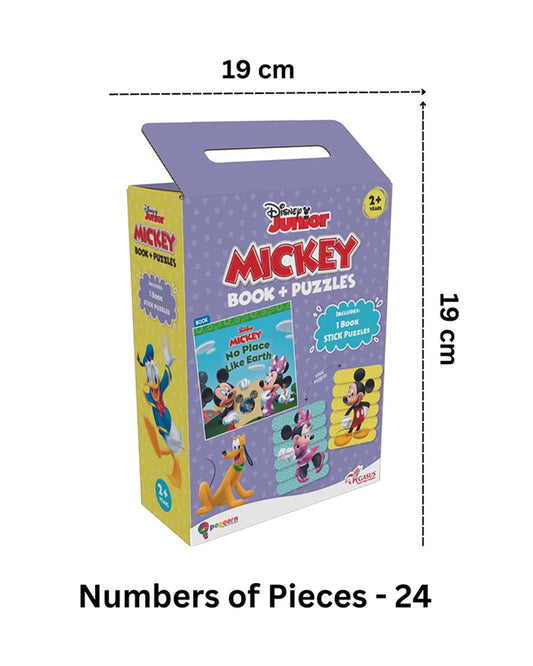 Popcorn Disney Junior No Place Like Earth-Learning Kit-Includes Book & Puzzle Set-Learning & Educational Toys-24M+