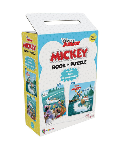 Popcorn Disney Junior Catch That Fish-Learning Kit-Includes Book & Puzzle Set-Learning & Educational Toys-36M+