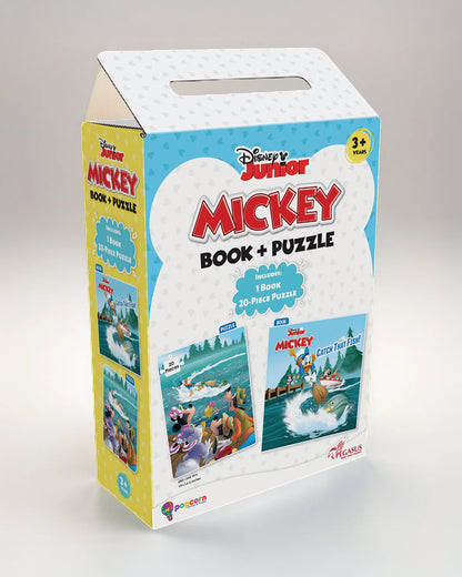 Popcorn Disney Junior Catch That Fish-Learning Kit-Includes Book & Puzzle Set-Learning & Educational Toys-36M+