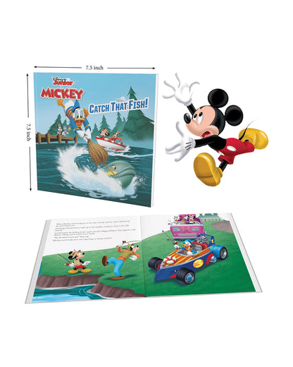 Popcorn Disney Junior Catch That Fish-Learning Kit-Includes Book & Puzzle Set-Learning & Educational Toys-36M+