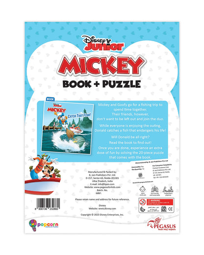 Popcorn Disney Junior Catch That Fish-Learning Kit-Includes Book & Puzzle Set-Learning & Educational Toys-36M+