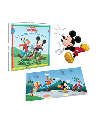 Popcorn Disney Junior Look Before You Leap-Learning Kit-Includes Book & Puzzle Set-Learning & Educational Toys-4Y+