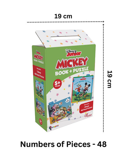 Popcorn Disney Junior Look Before You Leap-Learning Kit-Includes Book & Puzzle Set-Learning & Educational Toys-4Y+