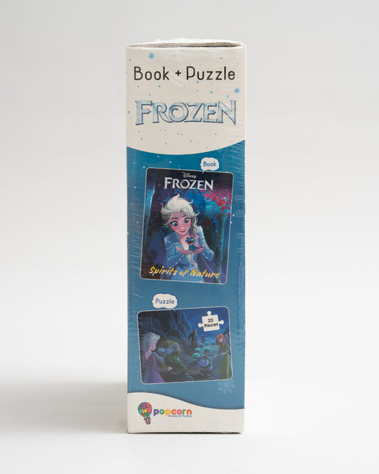 Popcorn Disney Frozen Spirits of Nature-Learning Kit-Includes Book & Puzzle Set-Learning & Educational Toys-36M+