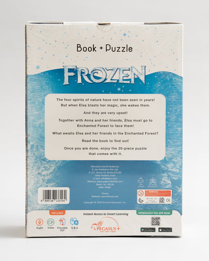 Popcorn Disney Frozen Spirits of Nature-Learning Kit-Includes Book & Puzzle Set-Learning & Educational Toys-36M+