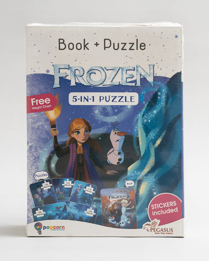 Popcorn Disney Frozen Enchanted Forest-Learning Kit-Includes Book & Puzzle Set-Learning & Educational Toys-36M+